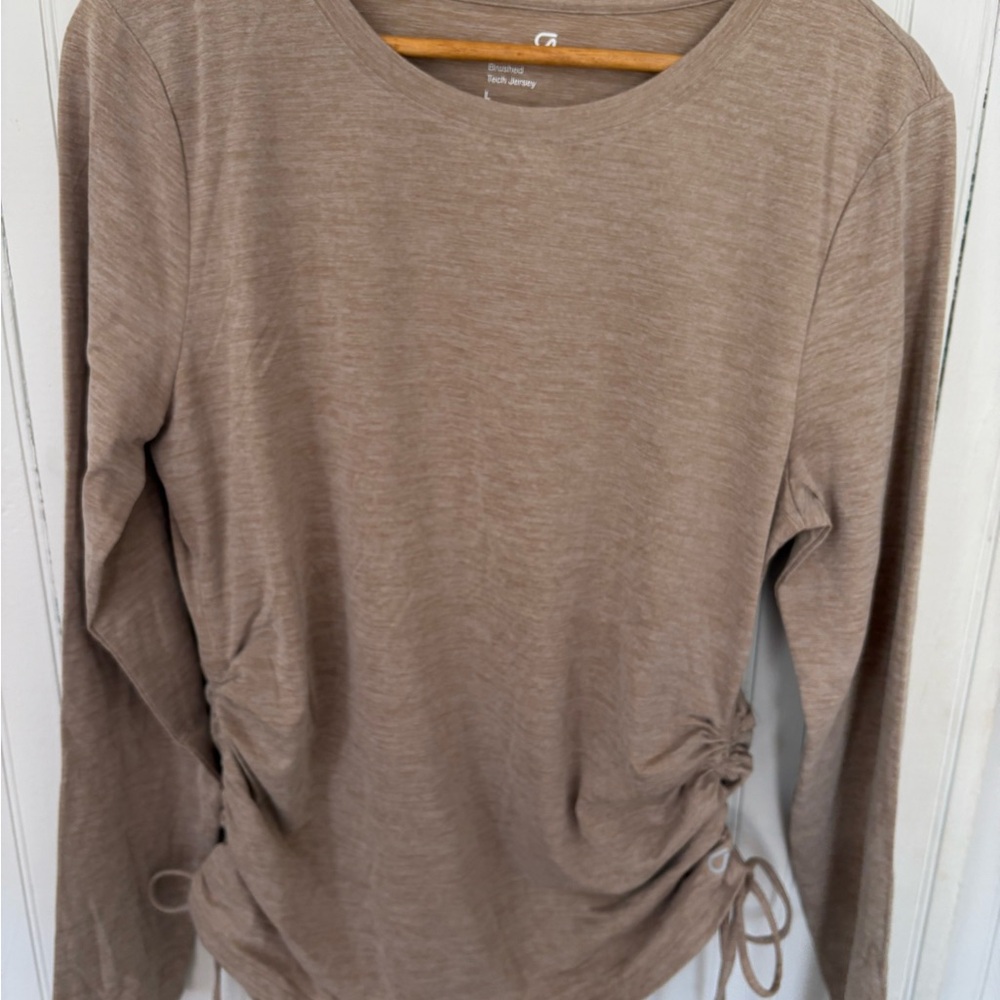 Tan Long Sleeve Top